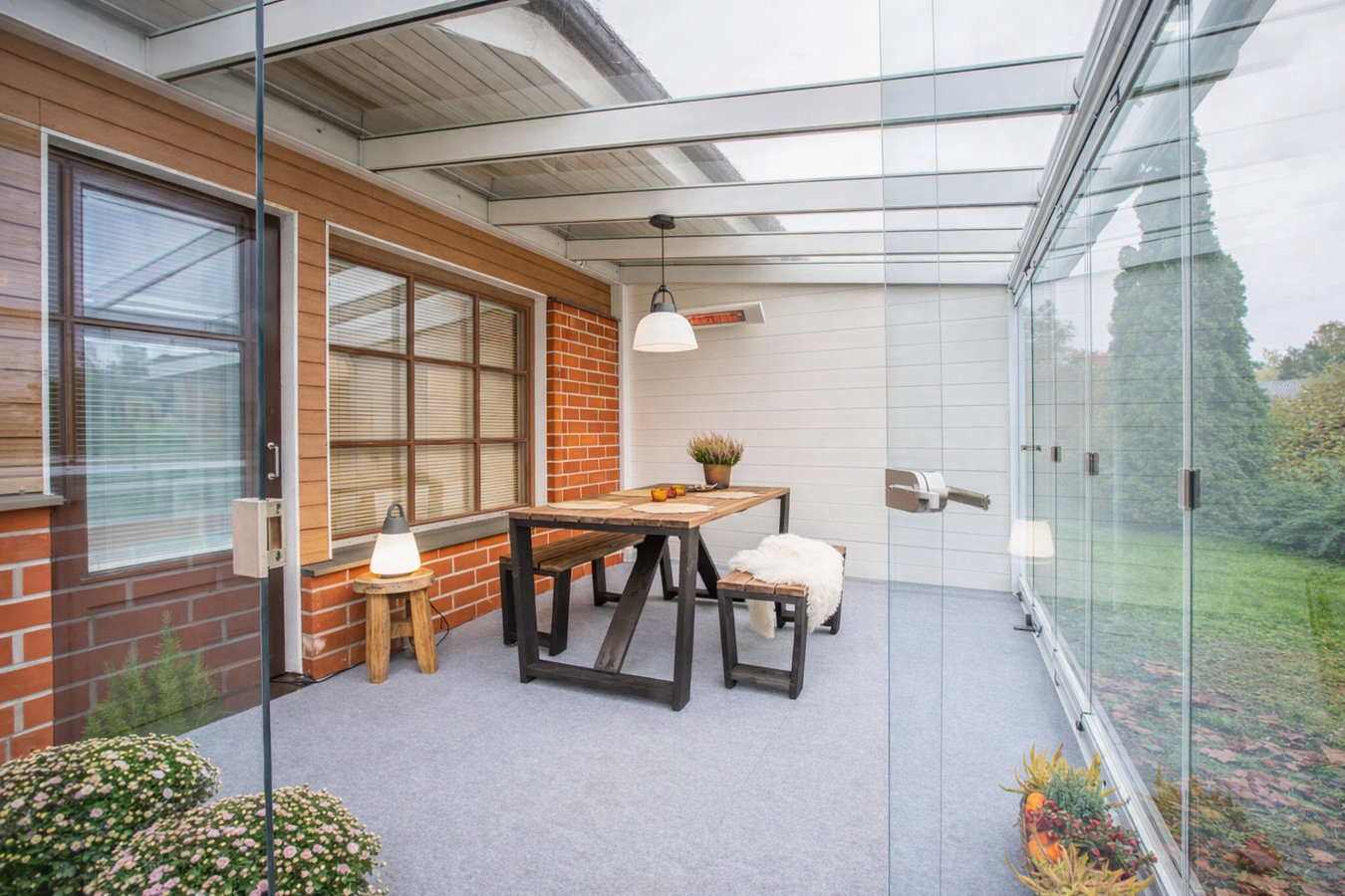 Enclosed patio rooms