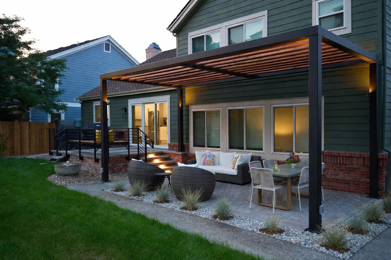 Patio cover installation